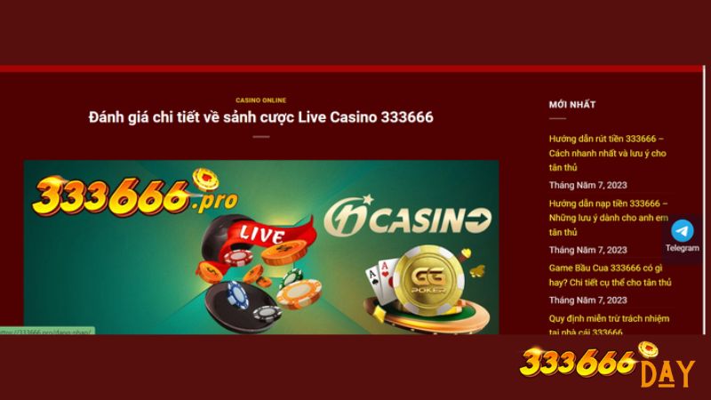 Đôi nét giới thiệu về Casino 333666